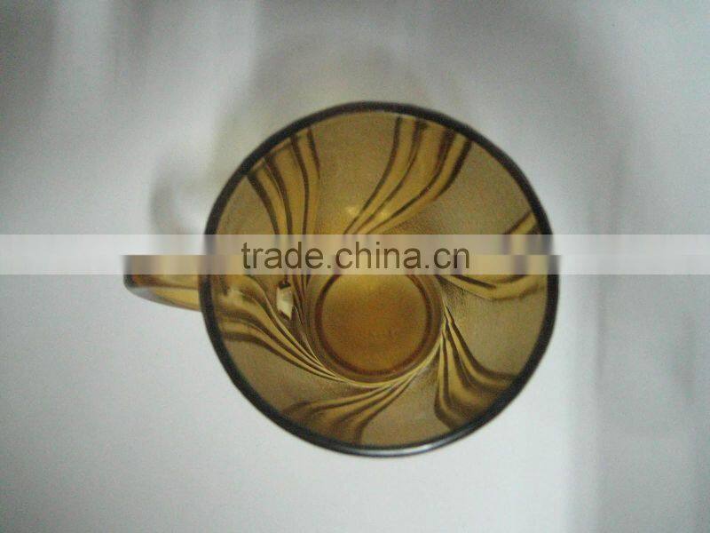 spray color glass mug beer mug spray machine-made spray color glass coffee mug