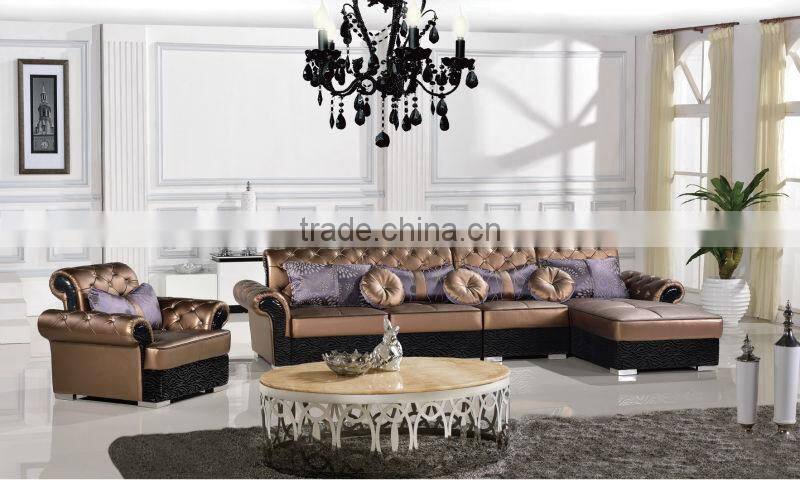 modren design real leather pu living room sofa EF-006