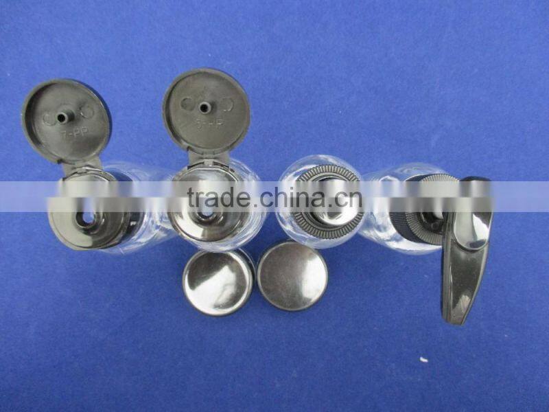 eco- friendly plastic transparent travel bottle sets for women travel bottle kit