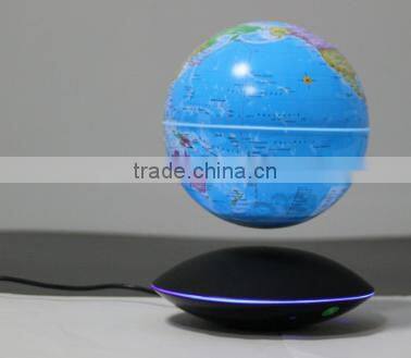 Cool Invention! Maglev Floating Global With Light Up Glow Stick