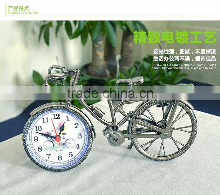 Creative Bicycle Shape Clock, Popular Home Decorative Desk European Style Digital Clock For Wholesale