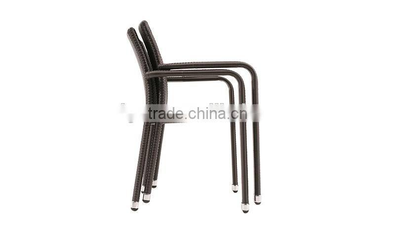 2017 Trade Assurance outdoor cheap ergonomic synthetic rattan aluminium simple design armchairs on sale