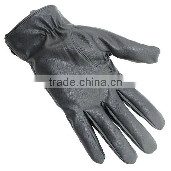 Fashion Men touch gloves, add wool warm gloves, leather driving gloves