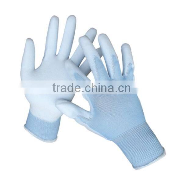 Cheap 13 Gauze PU Coated Safety Hand Working Gloves,PU work glove