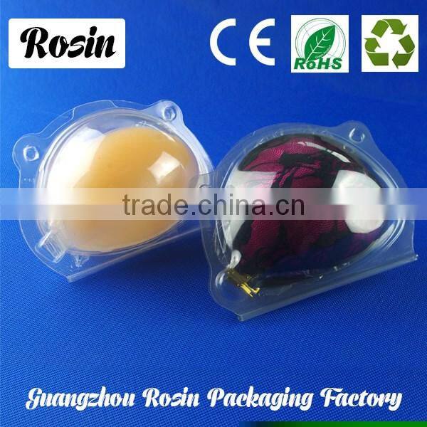 Square packaging box/ clear plastic folding packaging boxes blister clamshell plastic packaging box for cell