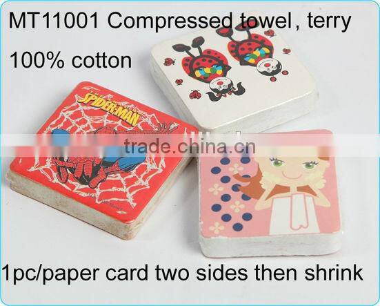 High quality Compressed Terry Towel/ Magic Towel