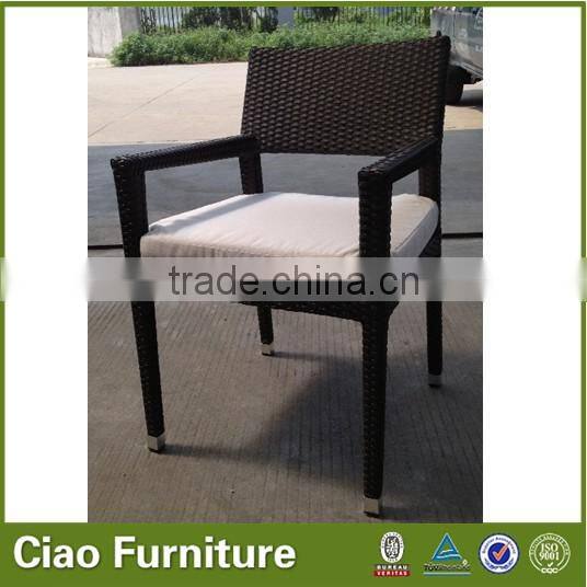Ciao classic outdoor garden furniture wicker chair with cushion