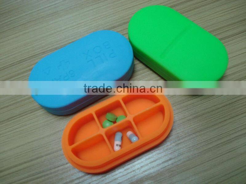 Eco-friendly silicone pill box