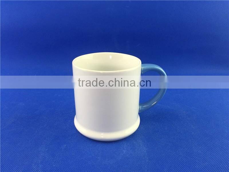 16 oz glazed red color ceramic sublimation coffee mug
