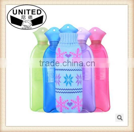 NEW 2L LITER LARGE HOT WATER NATURAL RUBBER BOTTLE WARMER / 500 ML