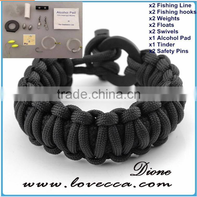 Emergency Paracord 550 Bracelet Parachute Cord Bracelet for Survival