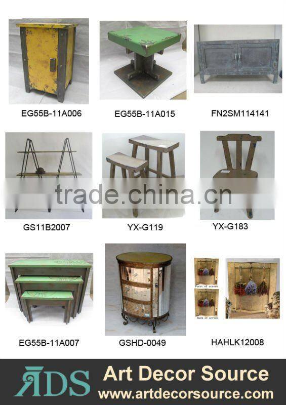 decoratived Coffee shop solid wood chair with custom words