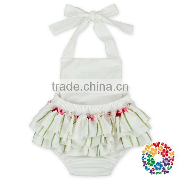 Infant And Toddler Boutique Plain Blank Baby Rompers OEM Pattern Service Summer Onesie Baby