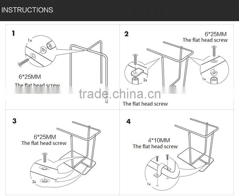 2015 New design modern coffee table , detachable end table