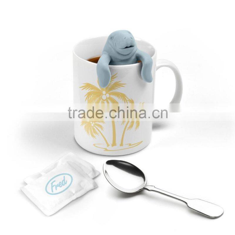 silicone manatee tea infuser