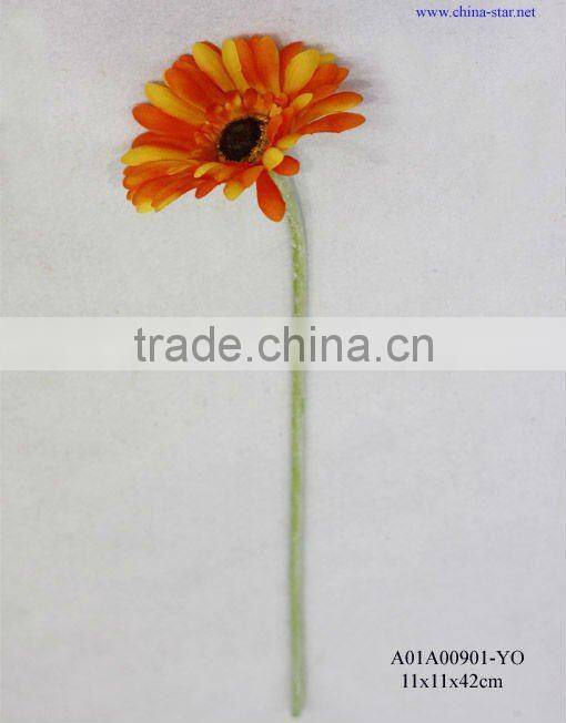 Red Single Stem Artificial Gerbera Flowers