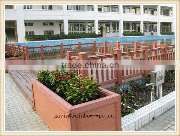 Hot sale and Factory price Engineered 150*150 mm wpc outdoor/indoor wpc handrail