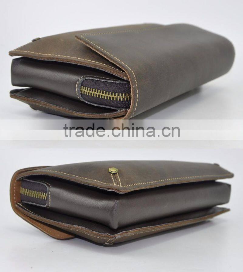 Men's cluth crazy horse genuine leather cluth