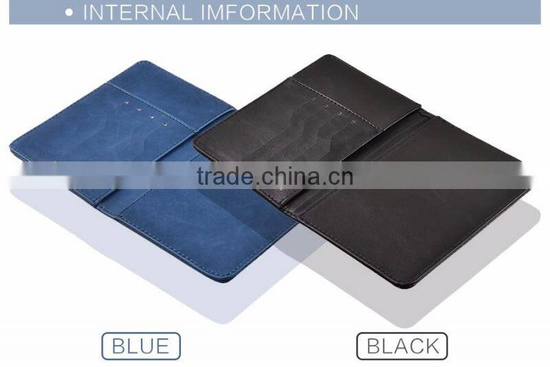Wholesale custom high quality leather travel rfid passport holder