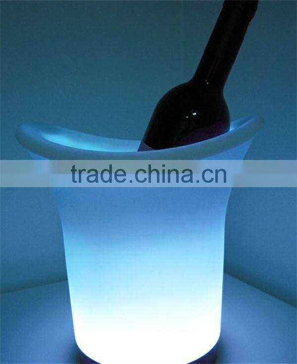 2016 new design PE LED ice bucket