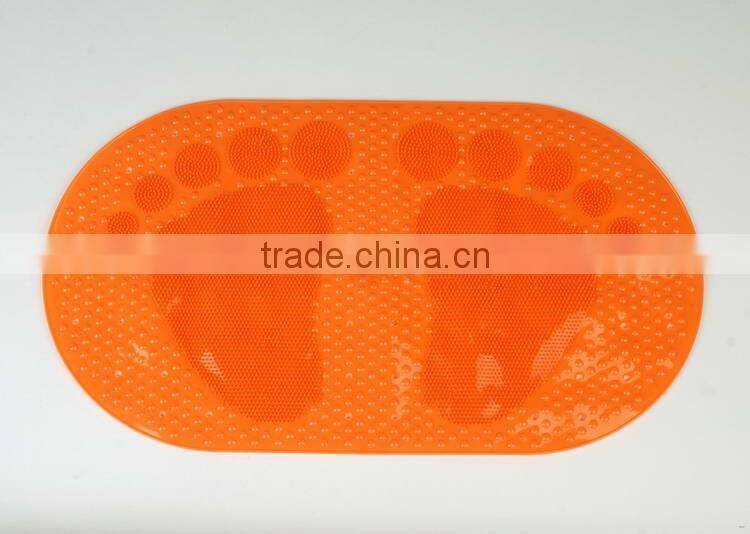 Top quality five strips top grade anti-slip pvc hotel bath mat