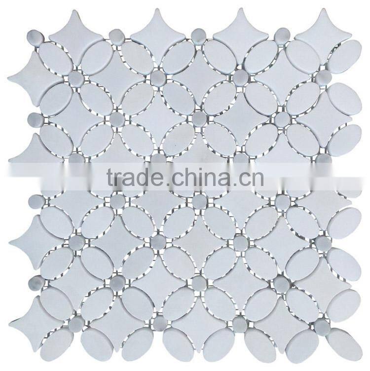 MM-CV271 Top quality cheap natural stone flower marble mosaics tile for sale