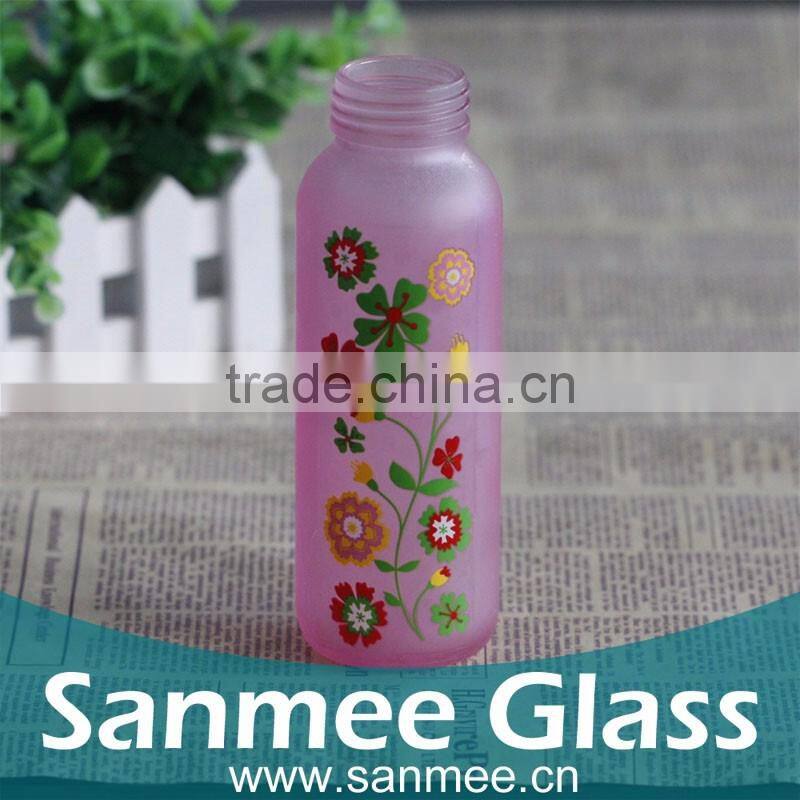 Manufacture Tall And Thin Bottle Glass Quality Milk Glass Bottle