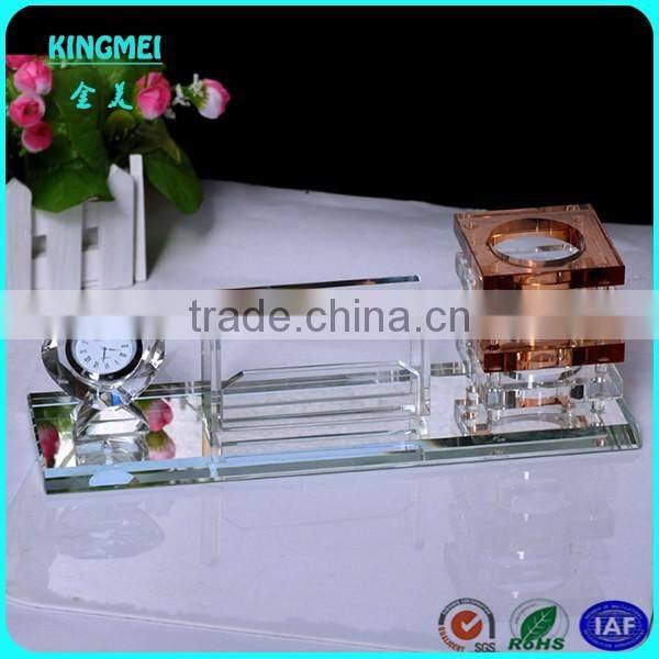 Custom single crystal acrylic pen box without lid