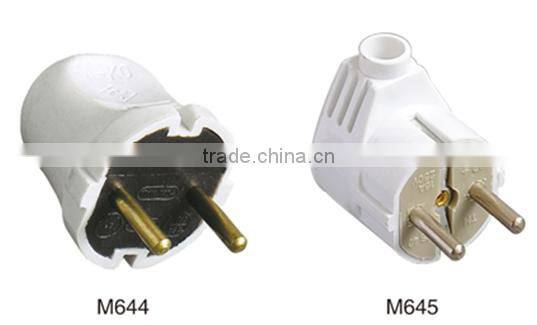 multi electric 2 round pin plug and sockets M644