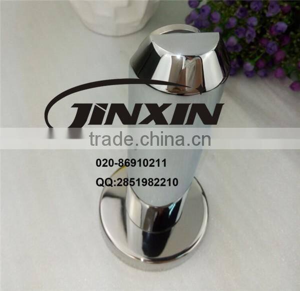 JINXIN stainless steel simple installation glass balustrades spigots_staircase railing