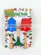 plastic children Garden hand tool set/Pitchfork/ Shovel/Harrow