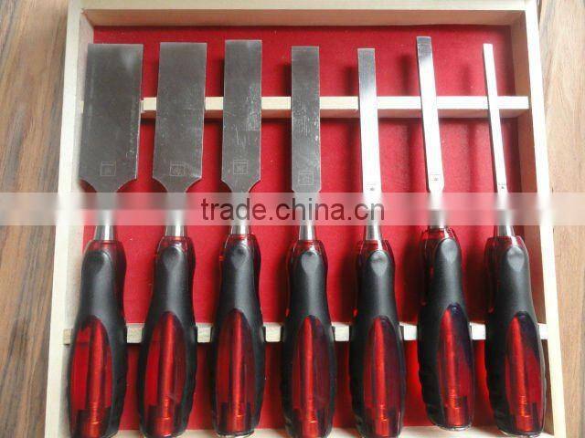 wooden turning tools /wood carving set /7pc graved chisel