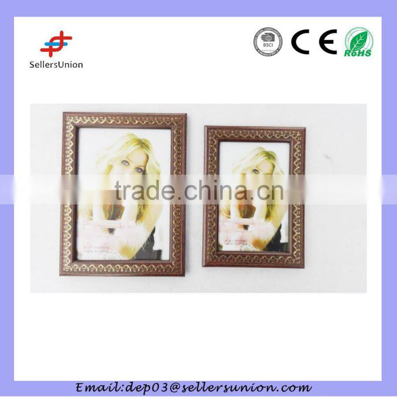 wooden design photo frame