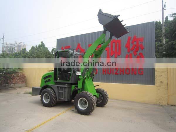 1.2ton ZL12 wheel loader with winter use equipments for Europe market