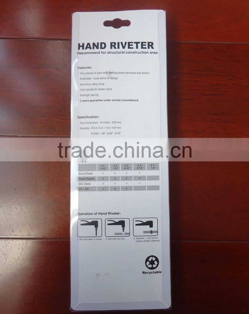 High quality 10'' Professional Riveter Gun Hand nut riveter EL-929