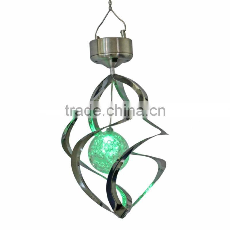 Colour Changing Solar Wind hanging lamp