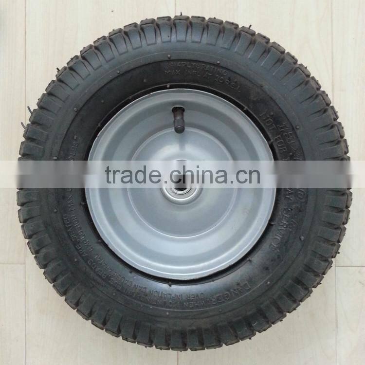 13 inch metal rim 500-6 pneumatic wheels