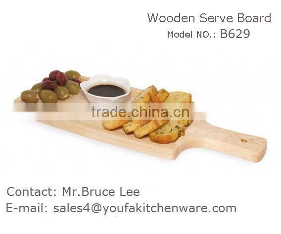 Fan-shaped wood BBQ Board / Serving Tray /Serving board