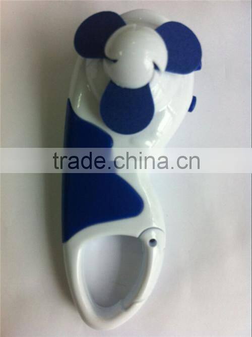 Mini LED light travel fan