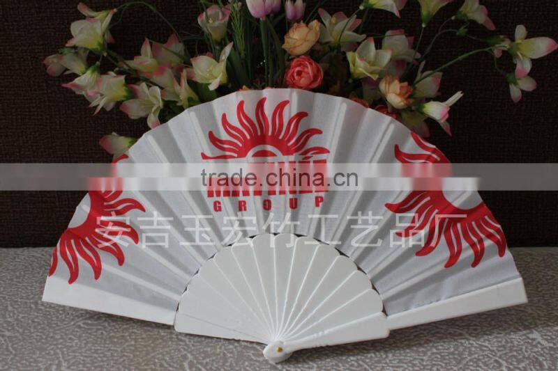 Personalized plastic foldable fan with logo printing