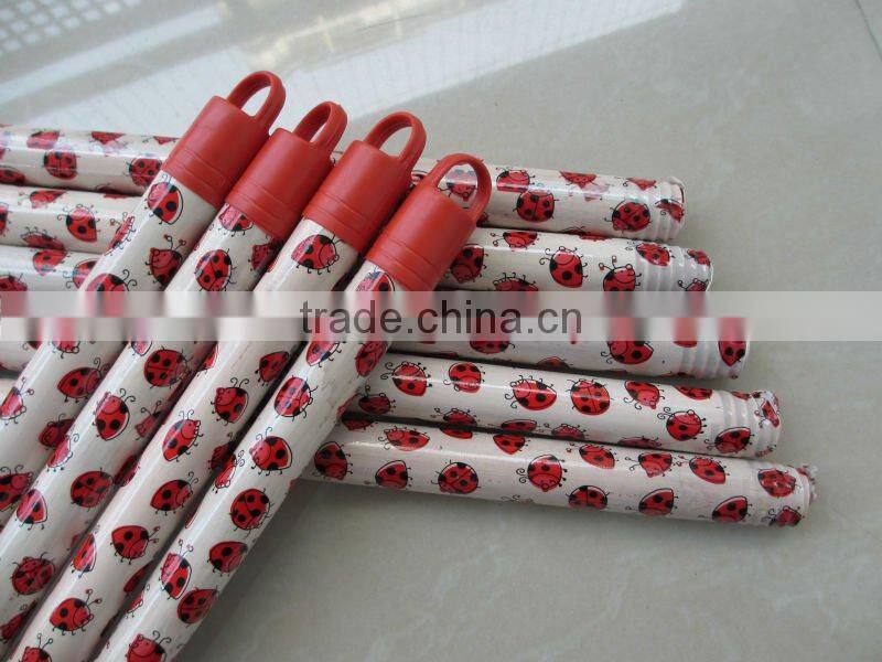 PVC coated wooden broom holder