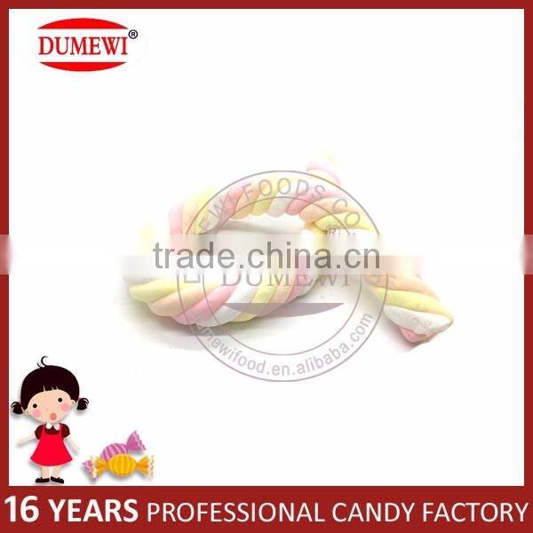 Big Mallow Halal Candy Twist Long Marshmallow