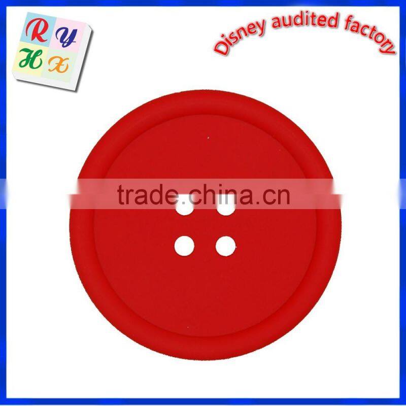 custom rectangle soft pvc coaster/rubber round cup coaster/silicone circle mat
