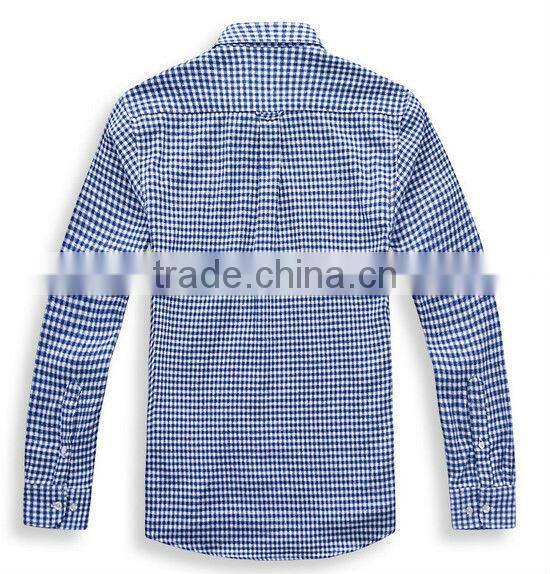 Mens stock flannel shirts cheap checks/plaids long sleeve two pockets flannel shirts