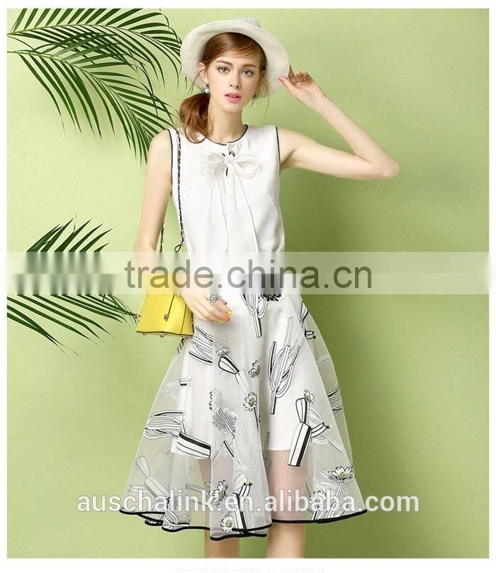 new arrival elegant chiffon elastic waist long skirt fashion pattern