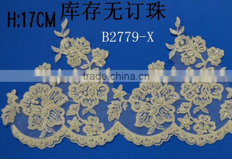 Professional wedding cotton ladder lace trim With Bottom Price