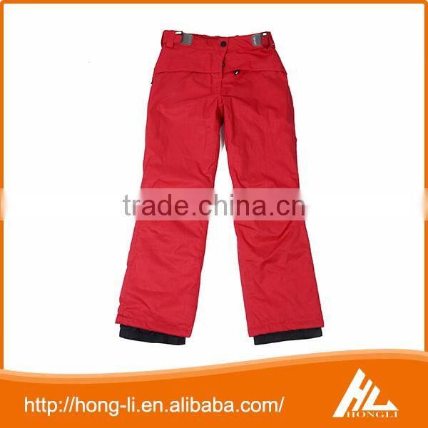 Wholesale high quality winter waterproof breathable snowboard ski pants for girls