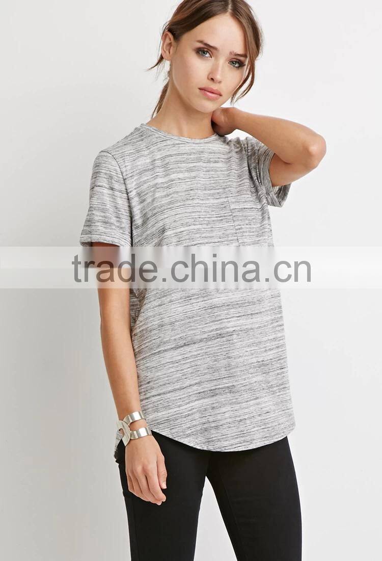 2016 best sell new knitting jersey women tops t shirts