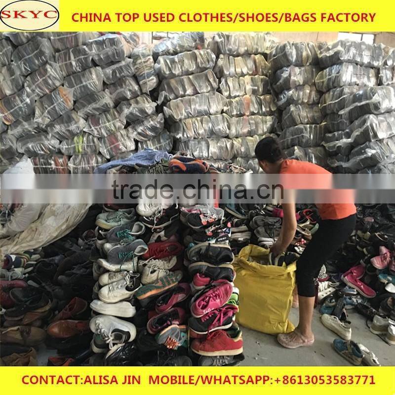 Dongguan factory sorted fairly used shoes for Africa children men women adults big size second hand shoes