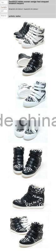 Various hidden wedge heel 4cm tall insole hi-top seankers 2014